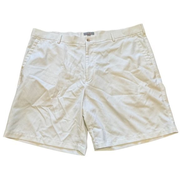 Peter Millar Men's 42 Crown Sport‎ Salem Performance Golf Shorts Light Gray | N1 - Picture 1 of 6